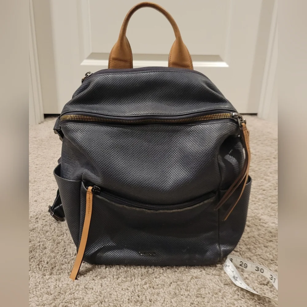 Tumi Leather Backpack